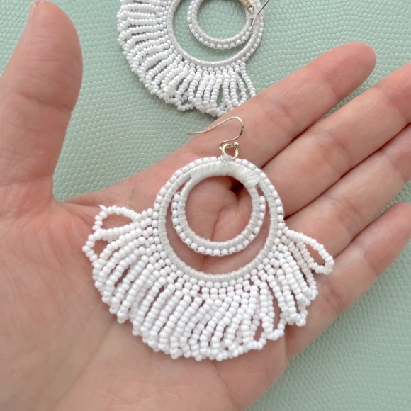 J Crew Beaded Earrings - Excellent Condition - Picture 3 of 3